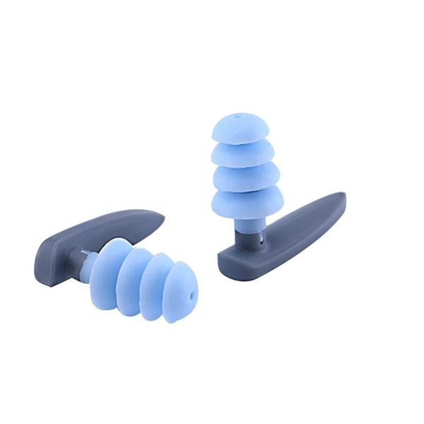 

nose clip 1 pair soft waterproof earplugs dust-proof ear environmental silicone sport plugs diving water sports swimming accessories 3