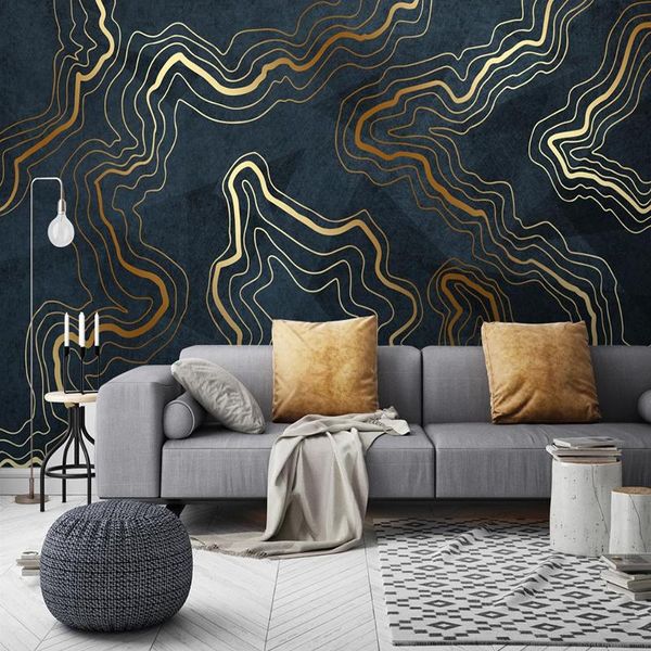 

wallpapers drop po wallpaper modern creative line murals living room ktv bar club background wall decor waterproof stickers