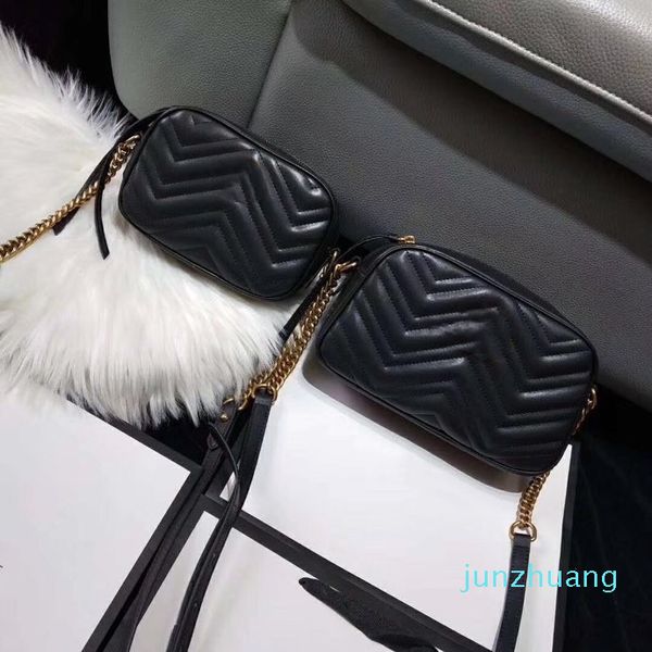 

designer- fashion womens crossbody bag shoulder bags letter handbag ladies purse chains cross body clutch camera