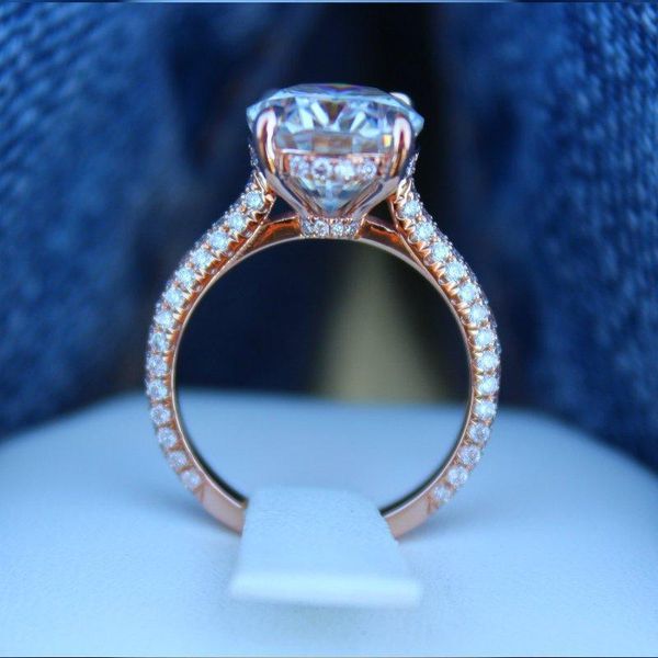 

wedding rings ring oval zircon stone rose gold color engagement band for women finger jewelry, Slivery;golden