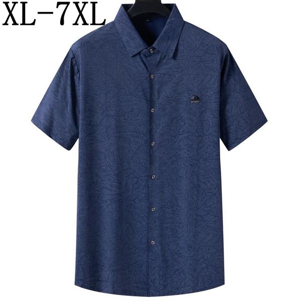 

men's casual shirts short sleeve shirt, high-quality breathable and comfortable shirt, fashion, summer, 7xl, 6xl, 5xl, brand, White;black