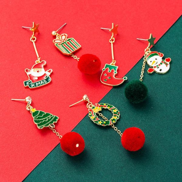 

stud aide 2021 trend christmas gifts bijou piercing earrings for women charm fashion jewelry hanging earring pendientes joyero, Golden;silver