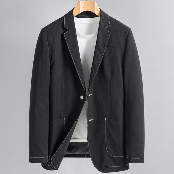 

men's suits & blazers minglu spring autumn male blazer luxury single breasted solid color casual mens fashion slim fit simple man 3xl, White;black