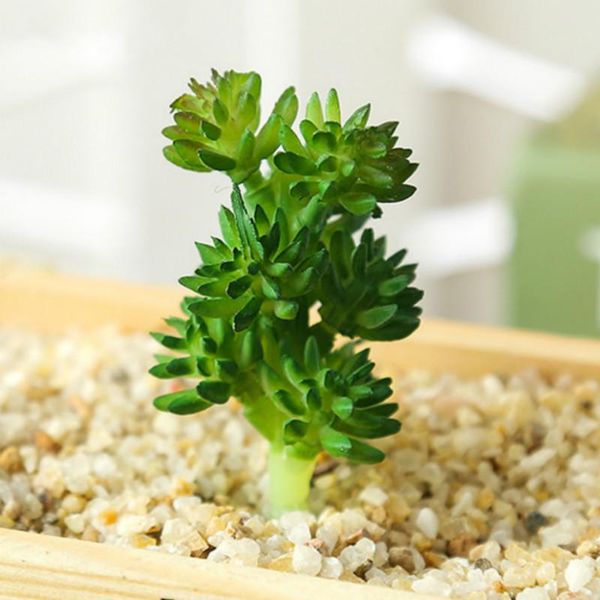 

decorative flowers & wreaths artificial succulents plants pvc mini plant landscape fake wedding decoration bonsai planta