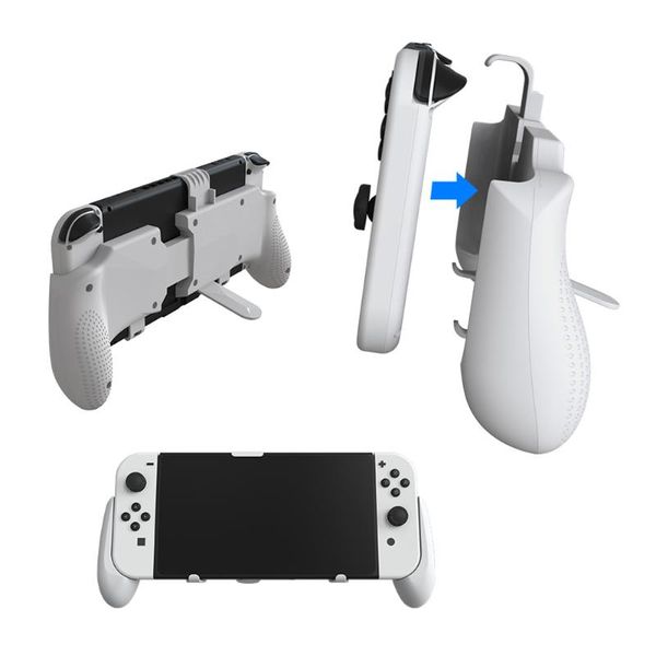 

game controllers & joysticks 1pc gamepad grip handle cover for switch oled/switch lite/switch console holder bracket support stand a
