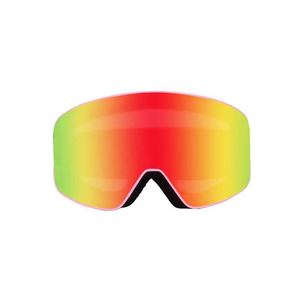 

2021 parent-child cylindrical double-layer anti fog ski children's ski snow goggl windshield goggl, White;black