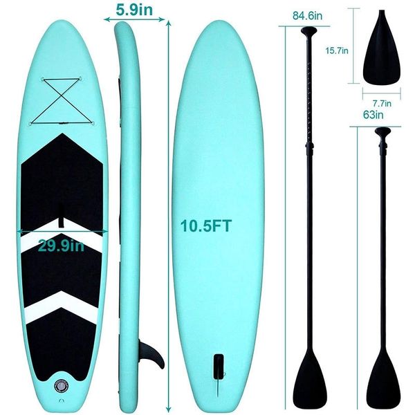 

inflatable sup standing paddle surf skiing water yoga board1