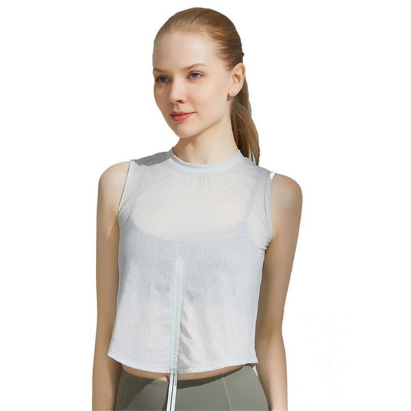 

yoga clothes women's sports loose and thin t-shirts running quick-drying blouses long fitness outfit