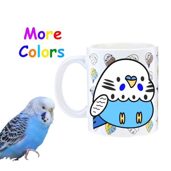 

mugs my bird friend budgie mug gift parakeet budgerigar birds ceramic coffee tea
