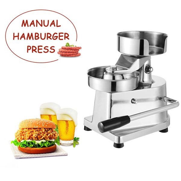 100/130 / 150 мм Гамбургер Press Руководство Gamburger Patty Maker Изготовитель из нержавеющей стали Burger Burger Forming Machine