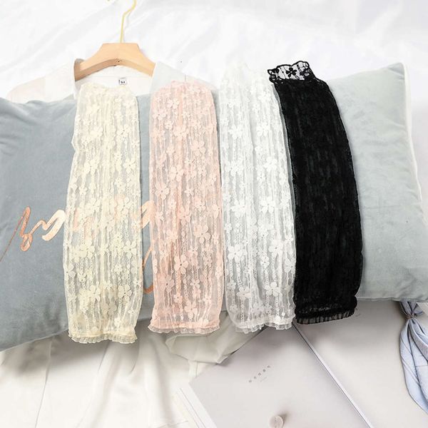 

prevent bask in cuff lace sunscreen cool long summer driving gloves sleeve arm protector women ice ultraviolet
