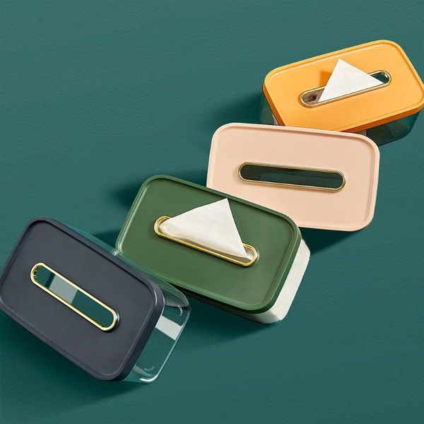 

tissue boxes & napkins modern plastic simple transparent box office and home storage napkin holder toilet paper wet wipes