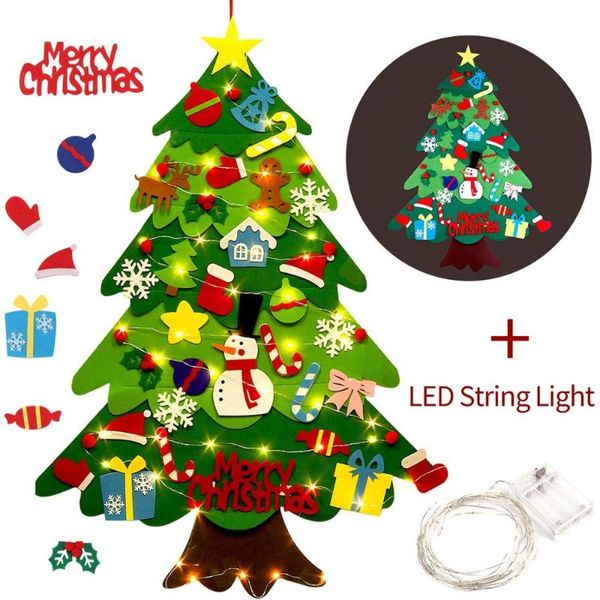 

christmas decorations tree santa claus merry for home kids toys 2021 ornament xmas