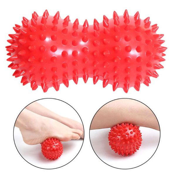 

peanut massage ball relief trigger point durable pvc yoga fitness care gym relax apparatus balls