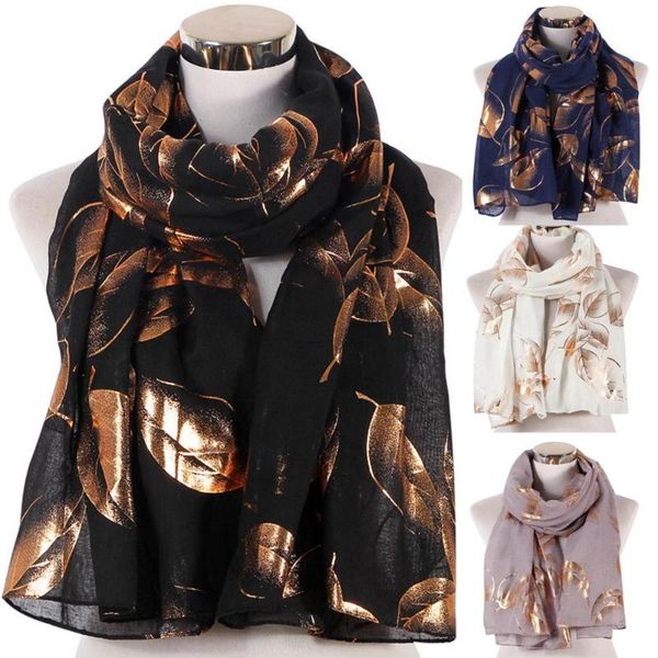 

fashion scarf women bronzing printed lightweight shawl wrap ladies long gift bufanda echarpe femme foulard scarves, Blue;gray