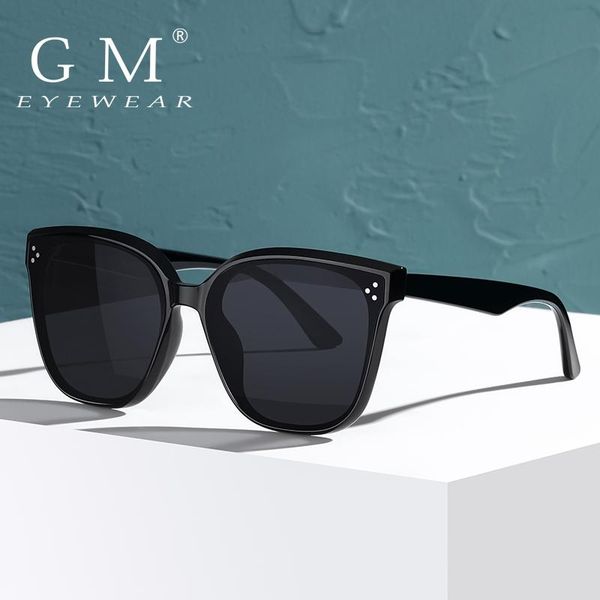 

sunglasses gm korea brand design gentle women men acetate superior quality with oringnal case s6305, White;black