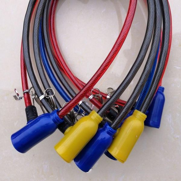 

bike locks 1pc random color steel wire metal bicycle safety lock universal anti-theft motorcycle