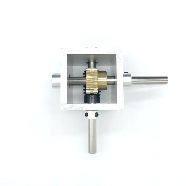 

smart home control worm gear reducer small gearbox 90 degree right angle reversing 1 to 10 device 20