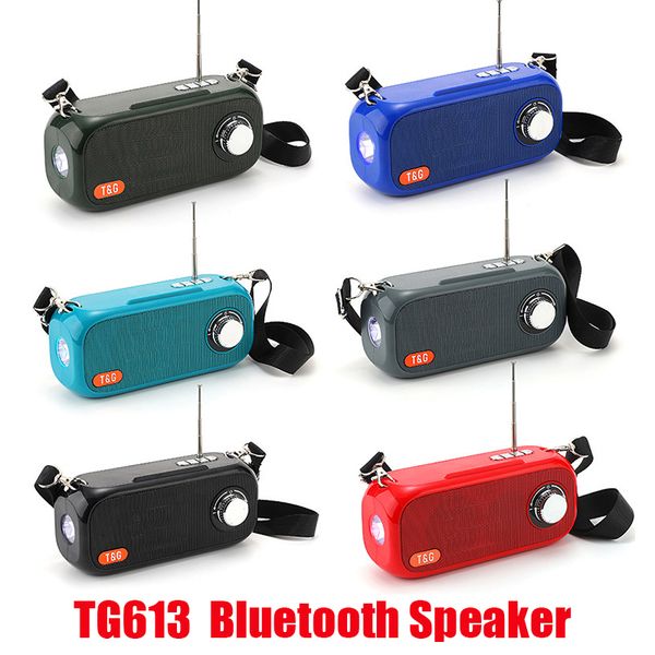 

tg613 bluetooth wireless speakers subwoofers portable loudspeaker handscall profile stereo bass 1200mah battery support tf usb card aux