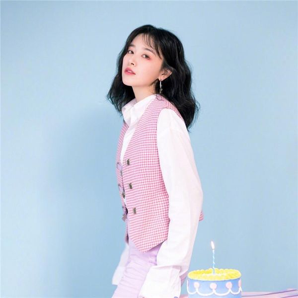 

women's vests vintage houndstooth small fragrant vest outer wear autumn sleeveless waistcoat jacket, Black;white