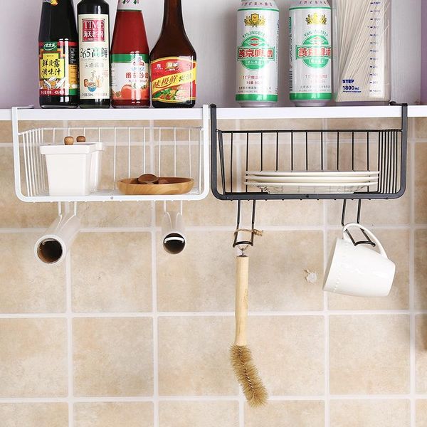 

cupboard shelf kitchen iron art multi-layer finishing storage no punching wardrobe layer partition hooks & rails