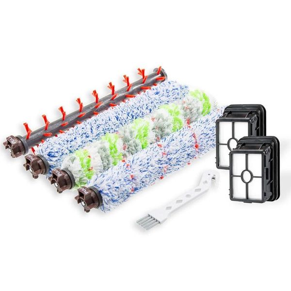 

vacuum cleaners 1 set pet & multi surface wood floor area rug brush rolls and 2 pack 1866 filters compatible with bissell crosswave 1785 230