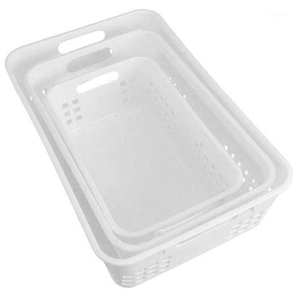 

storage baskets 3pcs household kindergarten snack boxes deskorganizer (white)1