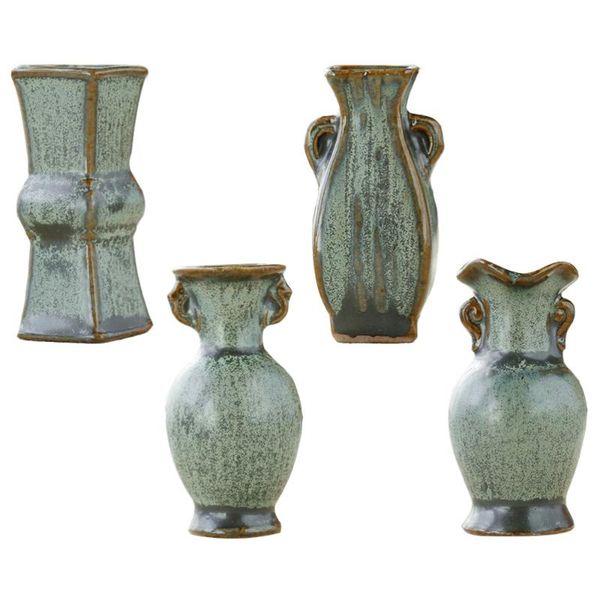 

vases 4pcs ceramic flower pot arrangement vase home storage container