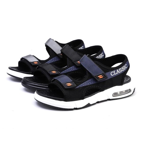 

sandals sandale sandalia for comfort sandal handmade walking sandalias praia casual masculina shoes sandales 44 mens de summer on plage, Black