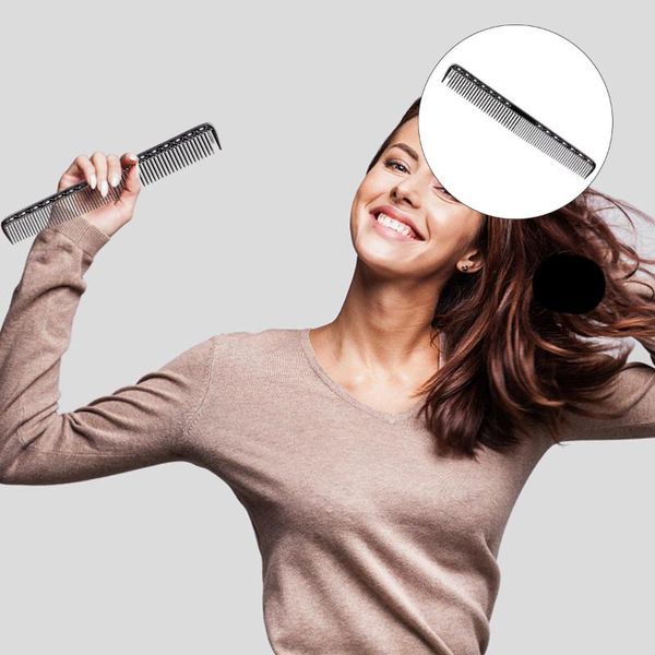 

hair brushes 2pcs anti static styling combs hairdressing fine and coarse, Silver