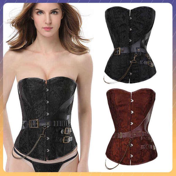 

waist tummy shaper punk waist metal rock gothic women's shaping court corset