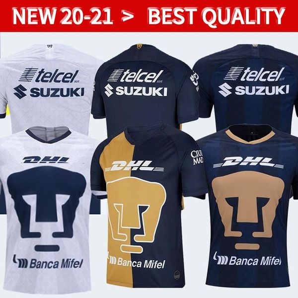 

new arrived 19 20 21 unam stadium soccer jerseys 2019 2020 club navy gold jersey castillo camiseta dÃ­a de los muertos football shirts, Black