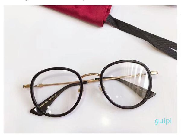 

black gold metal glasses eyeglasses frames 0608ok eyewear sonnenbrille men fashion glasses new wth box