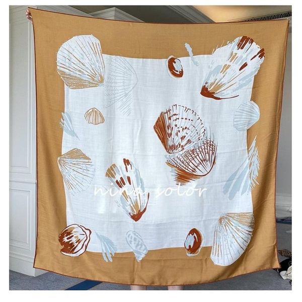 

scarves 2021 women winter wool scarf wraps charming print & colors large square elegant blanket shawl cape 132*132cm, Blue;gray