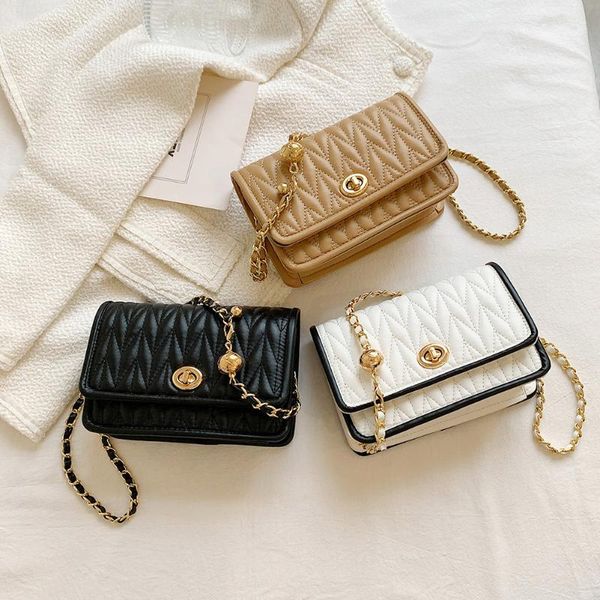 

evening bags fashion pu leather shoulder bag creative geometric pattern women vintage key chain crossbody