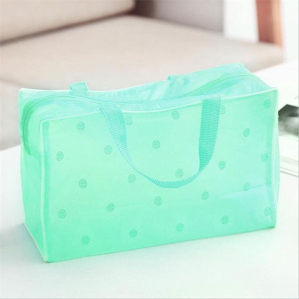 

storage boxes & bins make up organizer bag toiletry bathing women waterproof transparent floral travel cosmetic