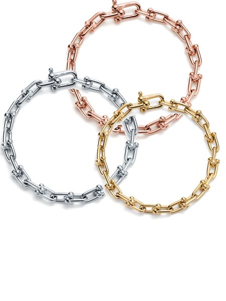 

luxury brand sterling silver gemstone gold love wide bead bracelet for women multicolor elegant chain bangles gift, Black