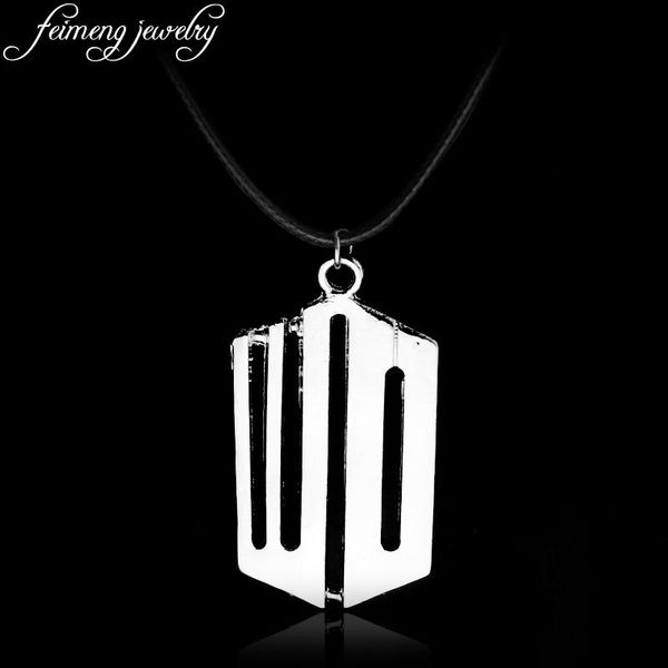 

pendant necklaces feimeng jewelry dr who necklace mysterious tardis for women fashion accessories, Silver