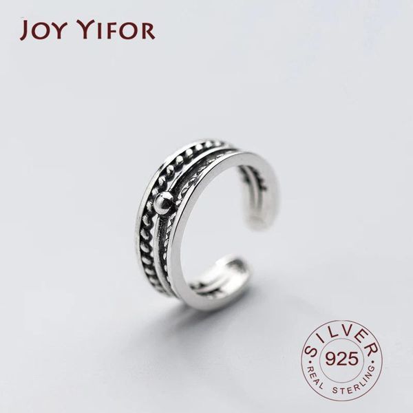 

cluster rings trendy bijoux women 925 sterling silver ring jewelry for double cross statement bague anillos fine, Golden;silver
