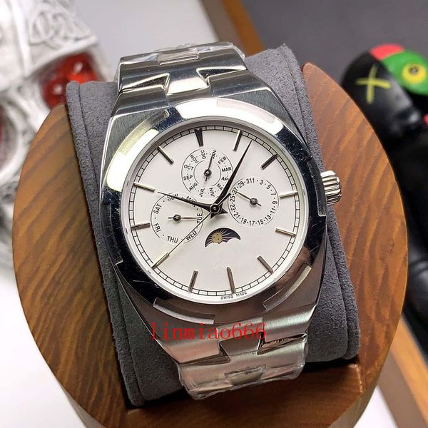 

factorywatches watch 1120qp automatic mechanical watches sapphire mirror wristwatch accurate time functional date design-watch 40mm orologio, Slivery;brown