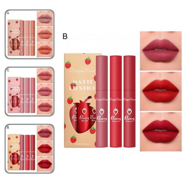 

lip gloss moisturizing lightweight strawberry matte cute for beauty
