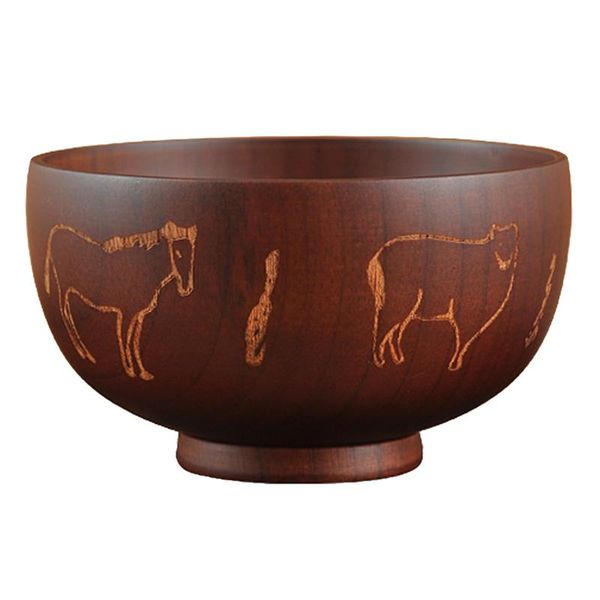 

bowls wooden salad bowl for salad, noodle, fruits and cereal wood tableware