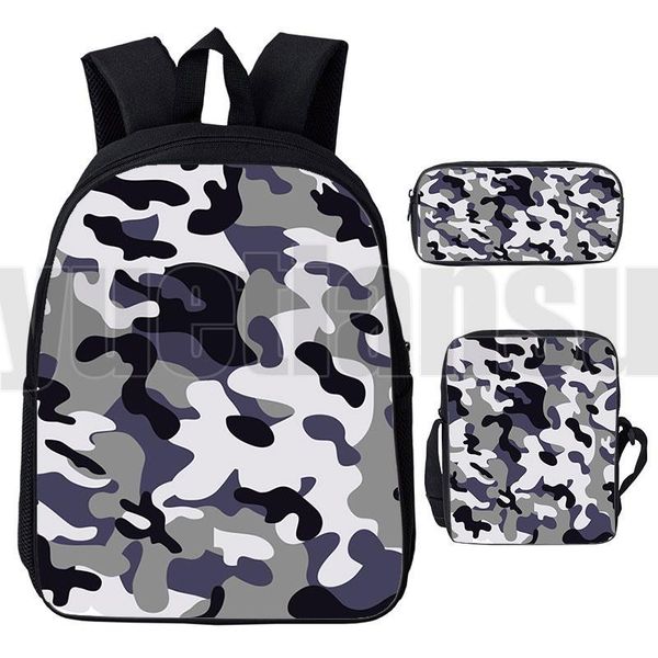 

backpack hip hop camouflage bag for school teenagers girls sac a dos rucksack 3d classic army green schoolbags pen case mochila