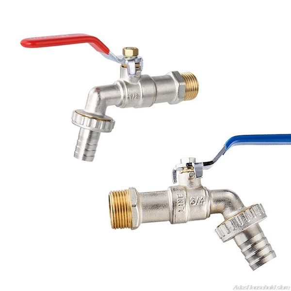 

bathroom sink faucets 1/2''or 3/4'' brass single cold washing machine water tap replacement flow control faucet tank pip