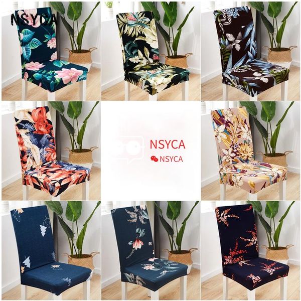 

chair covers dustproof cover fashion printing elastic home decoration detachable office el wedding universal