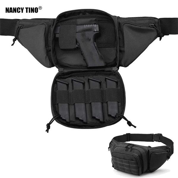 Outdoor Taktische Taille Tasche Holster Brust Militär Kampf Camping Sport Jagd Sportlich Schulter Sling Taschen