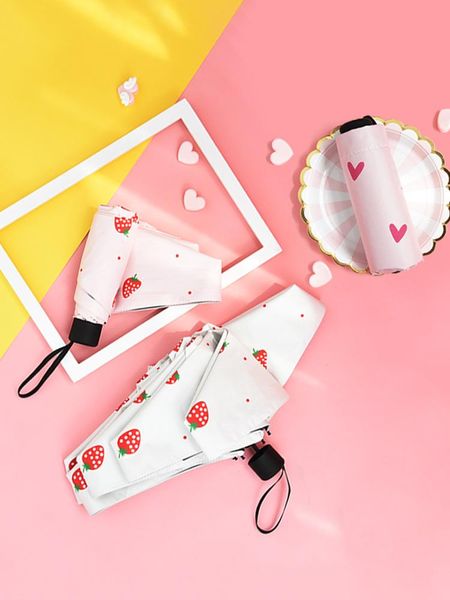 

umbrellas sun umbrella anti-ultraviolet female sunny and rain dual-use folding compact convenient small