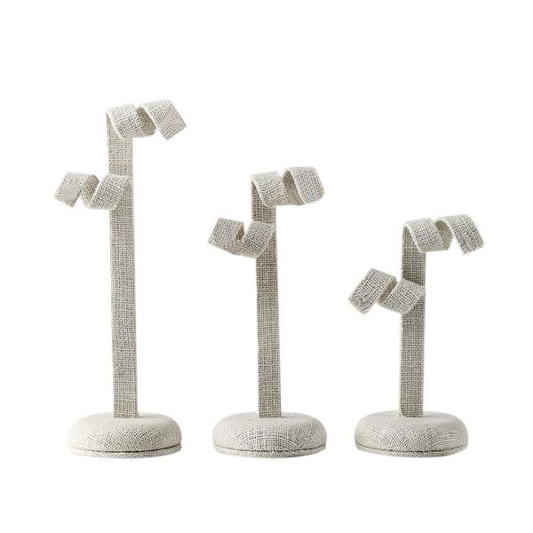 

jewelry pouches, bags creative earring display rack earrings shelf storage three-piece set, Pink;blue