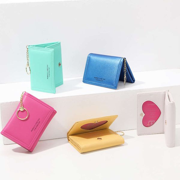 

2021 popularpfy weichen korean student's small wallet women's short