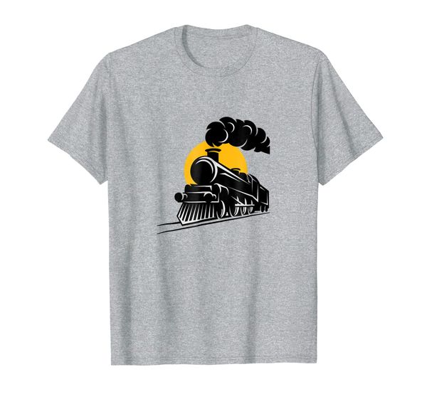 

model train shirt | locomotive t-shirt, White;black